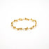 Handmade Brass Round Link Bangle - Kaya Bracelet