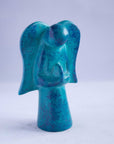 Handmade Soapstone Angels - Turquoise Blue