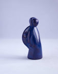 Handmade Soapstone Angels - Dark Blue