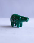 Cartoon Soapstone Animals - Pig