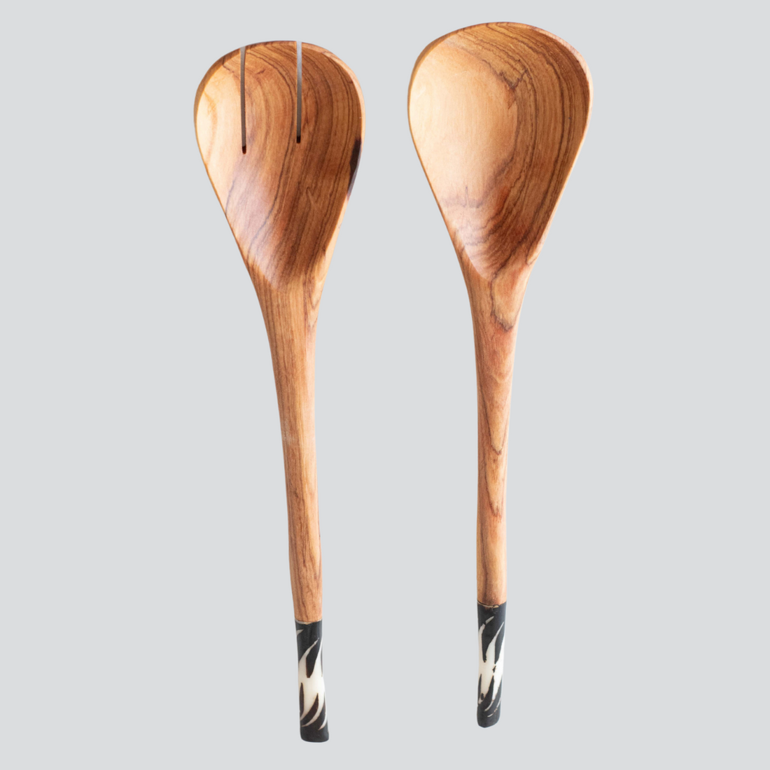 Wooden Salad Spoons - Bohemian
