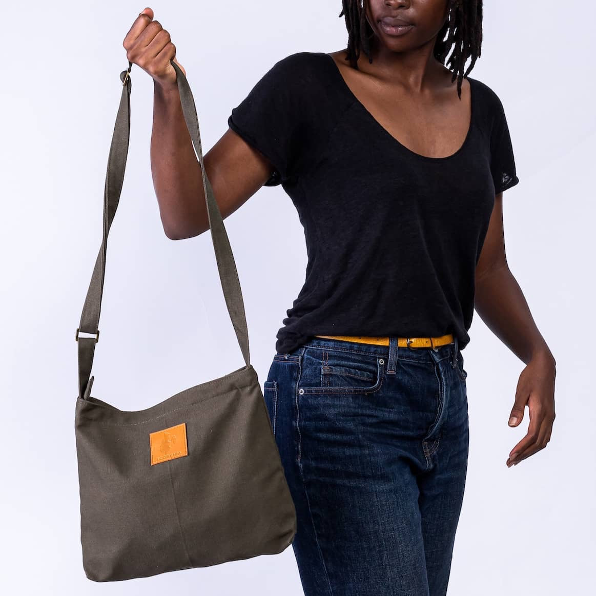 The Mini Amani Crossbody Bag - Green