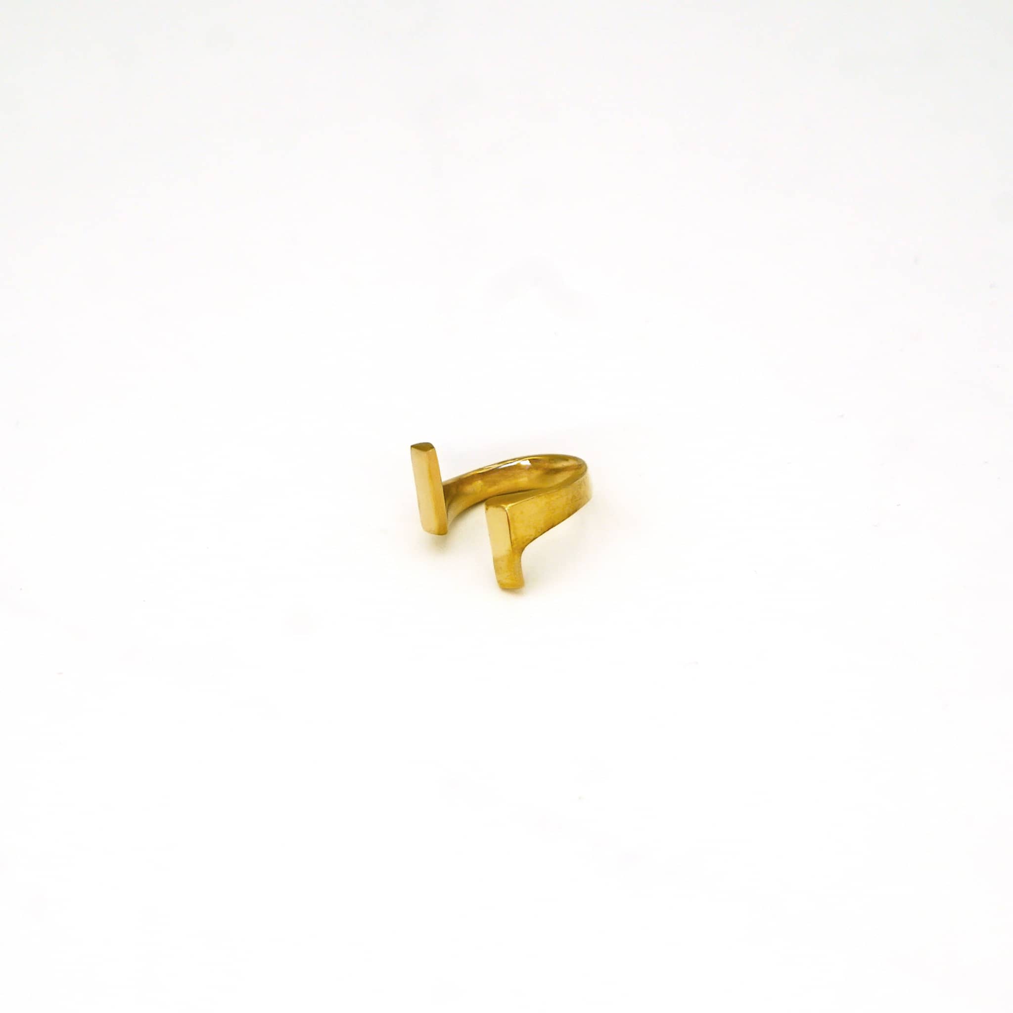 Open Notch Brass Ring | Hawa - EcoDunia