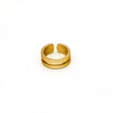 Heri Adjustable Minimalist Band Ring - Ecodunia