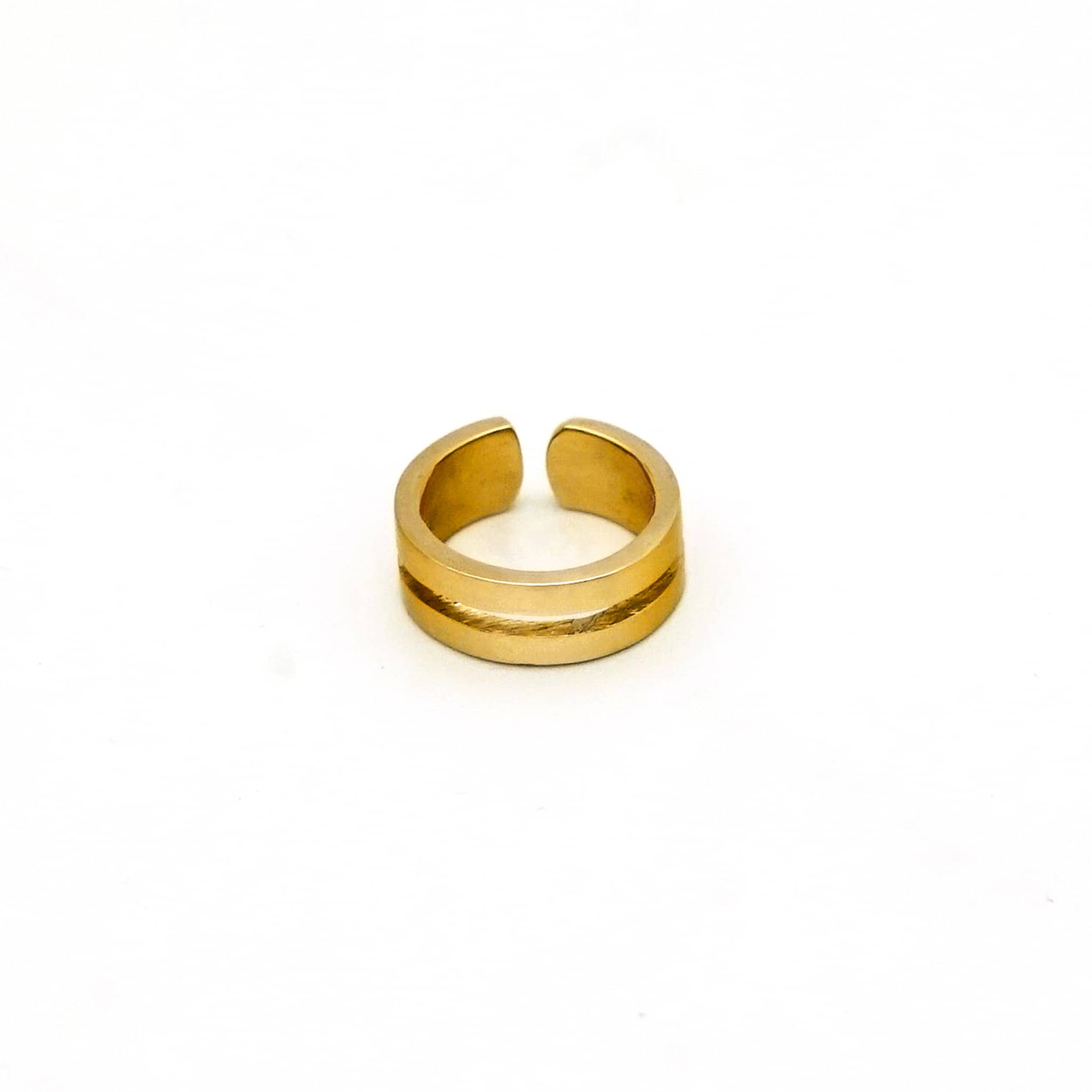 Heri Adjustable Minimalist Band Ring - Ecodunia