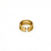 Heri Adjustable Minimalist Band Ring - Ecodunia