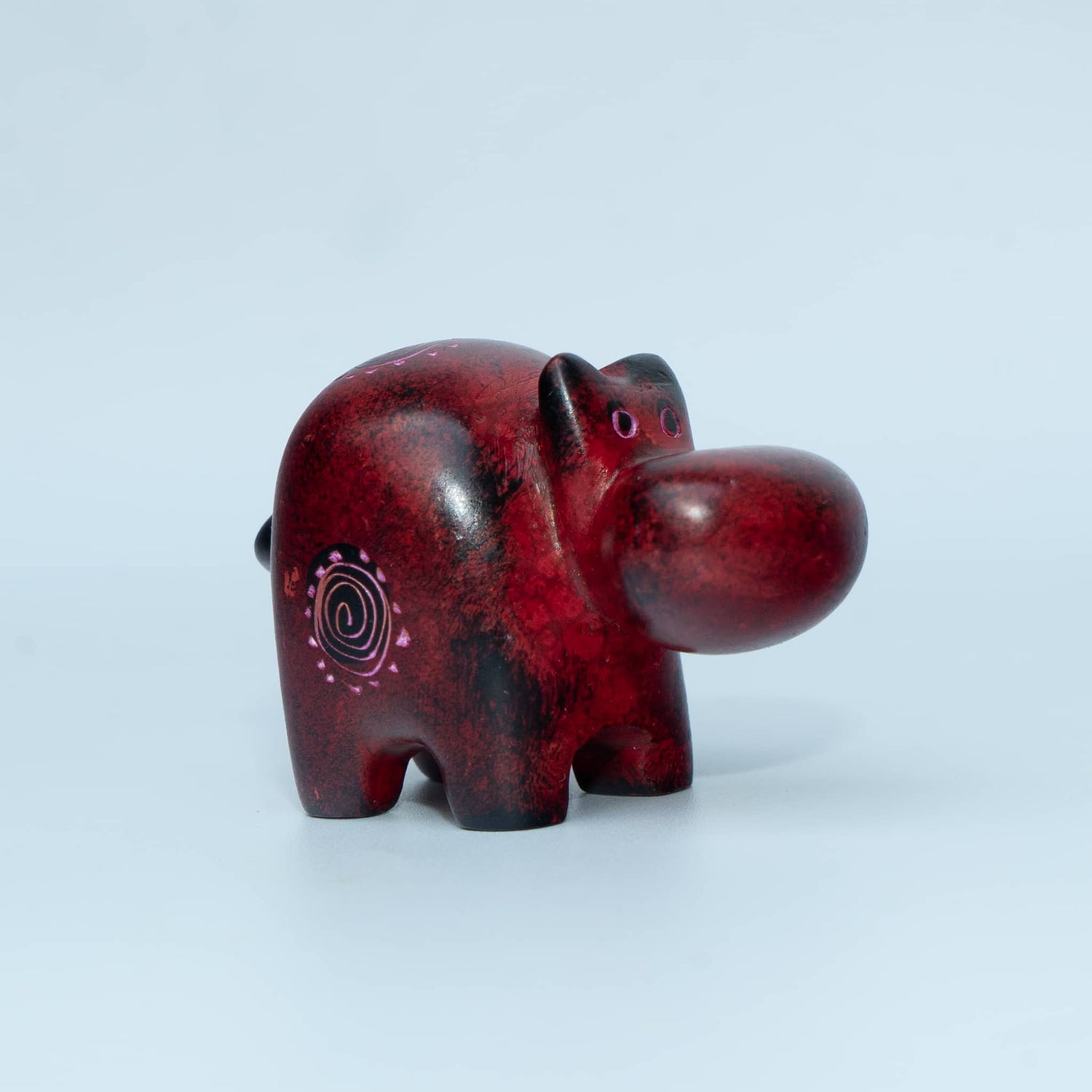 Hand Carved Hippopotamus Soapstone Sculpture