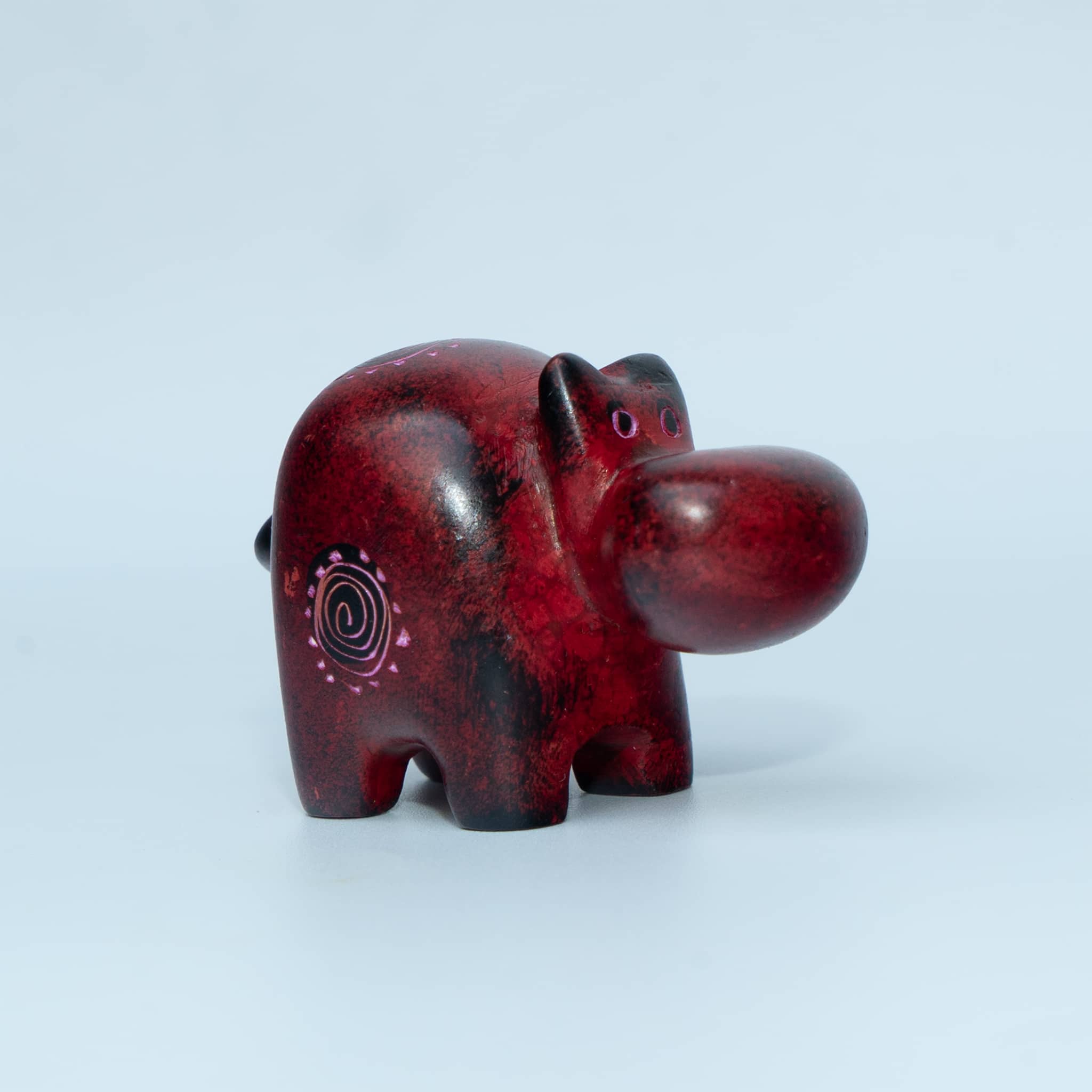 Hand Carved Hippopotamus Soapstone Sculpture