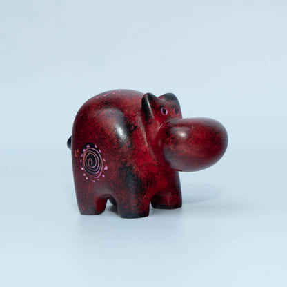 Hand Carved Hippopotamus Soapstone Sculpture