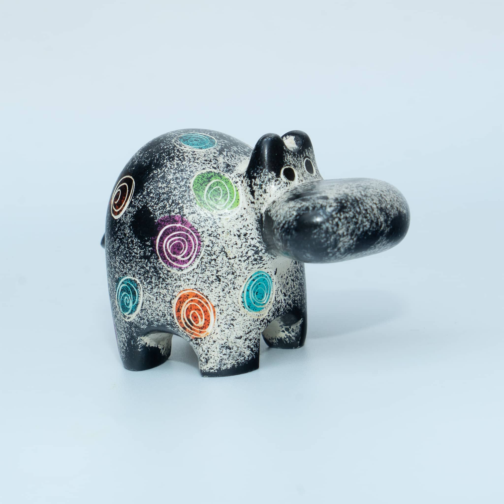 Hand Carved Hippopotamus Soapstone Sculpture