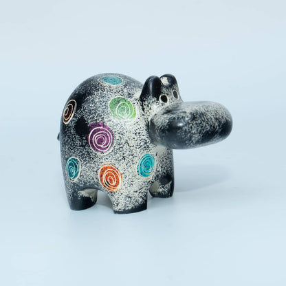 Hand Carved Hippopotamus Soapstone Sculpture