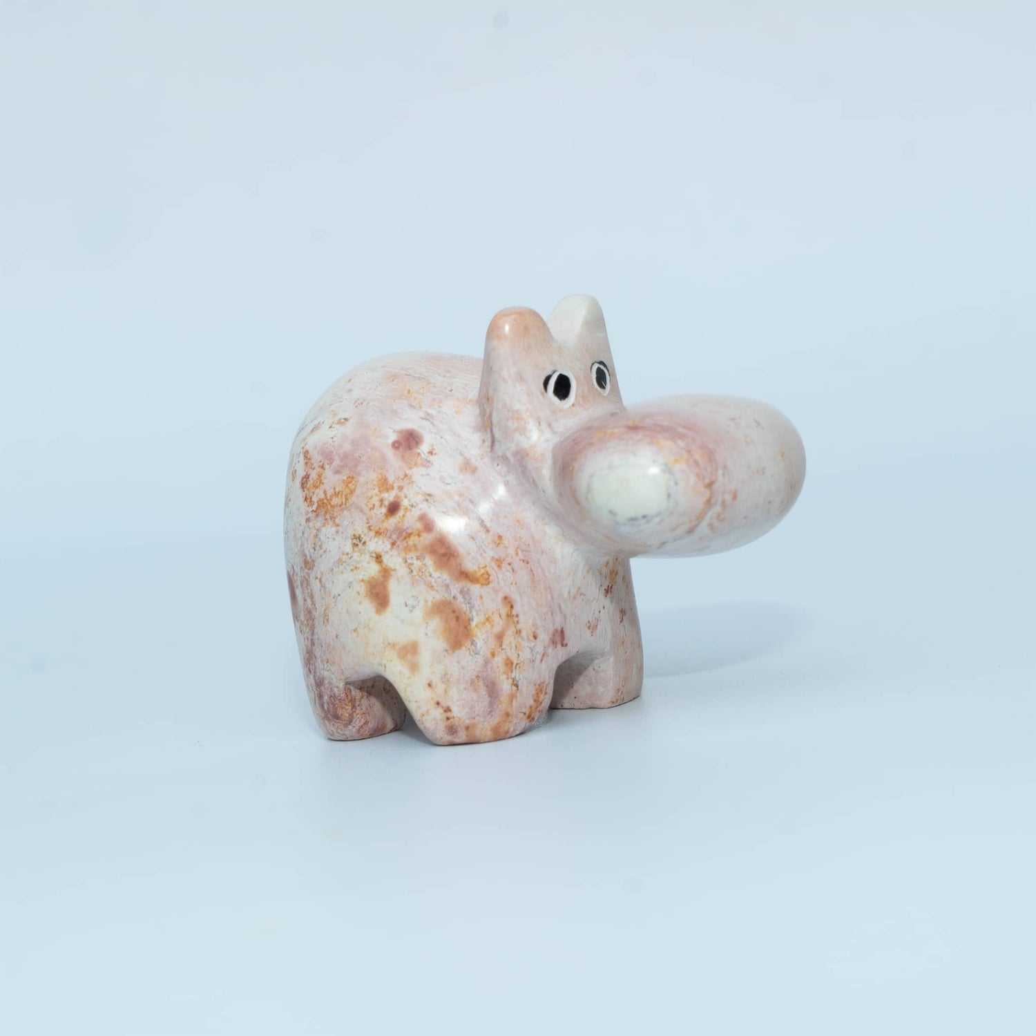 Hand Carved Hippopotamus Soapstone Sculpture