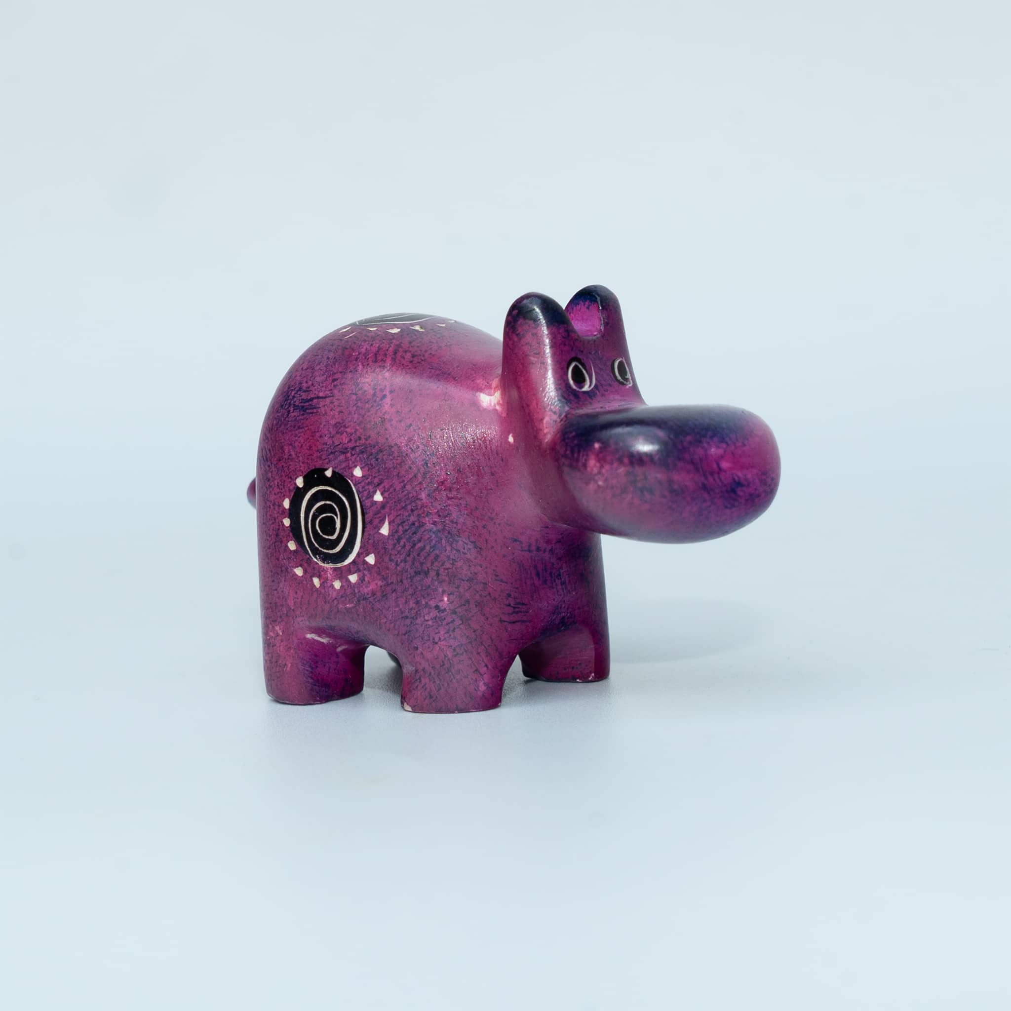 Hand Carved Hippopotamus Soapstone Sculpture