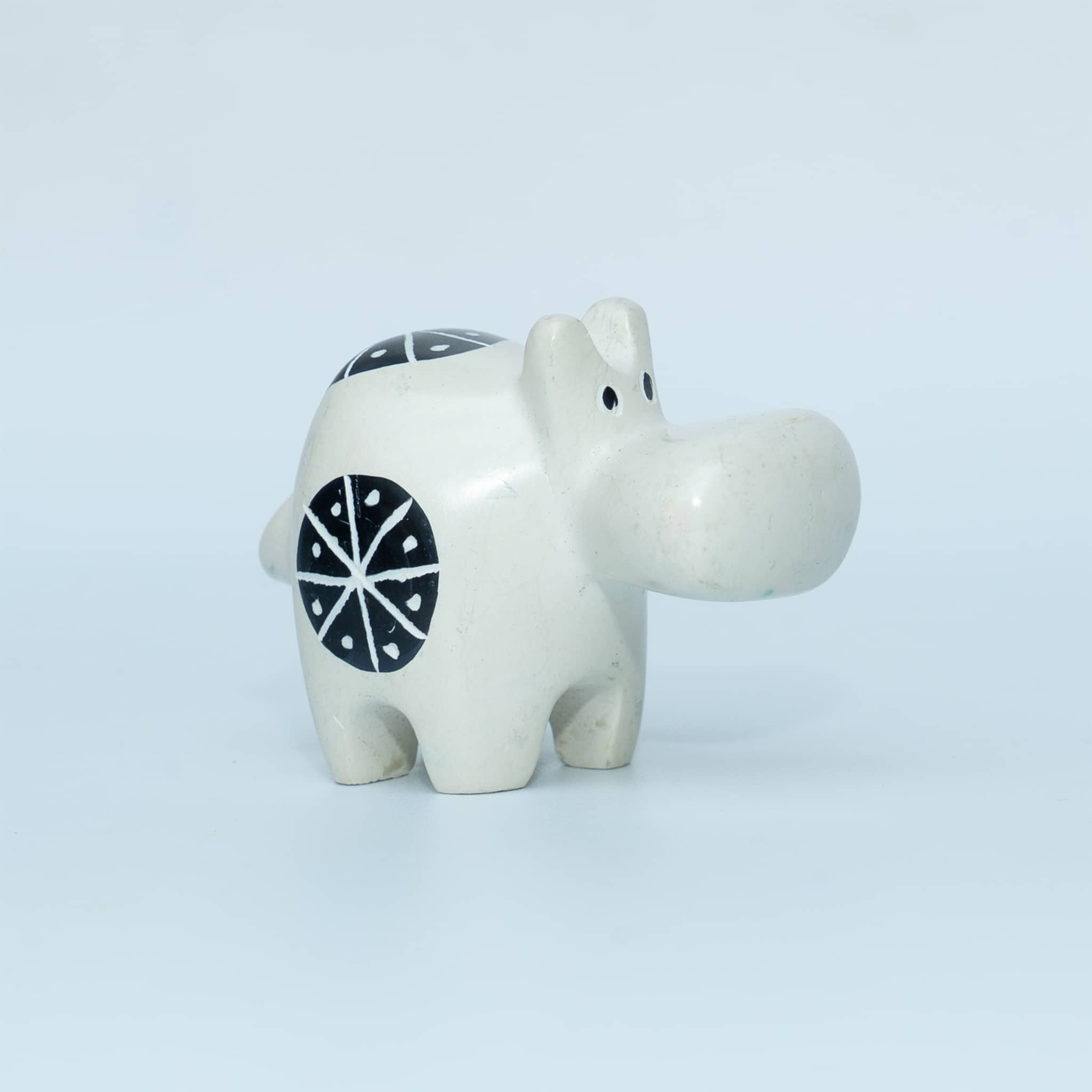 Hand Carved Hippopotamus Soapstone Sculpture