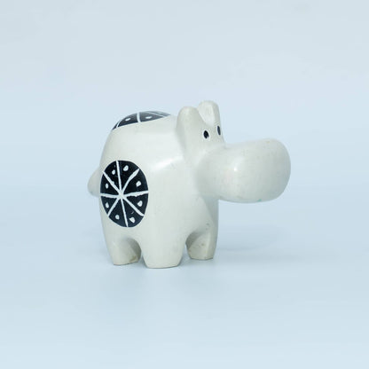 Hand Carved Hippopotamus Soapstone Sculpture