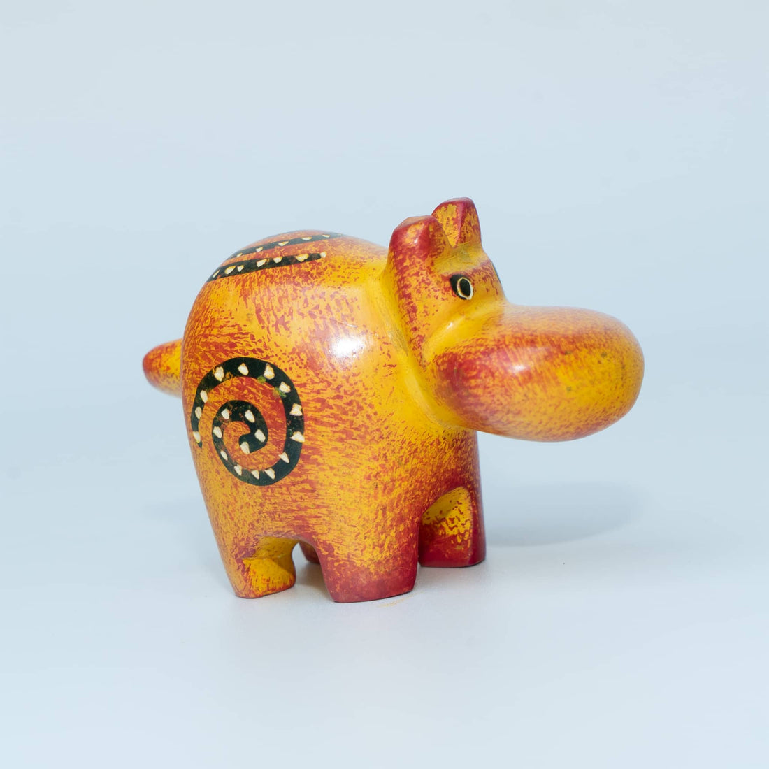 Hand Carved Hippopotamus Soapstone Sculpture