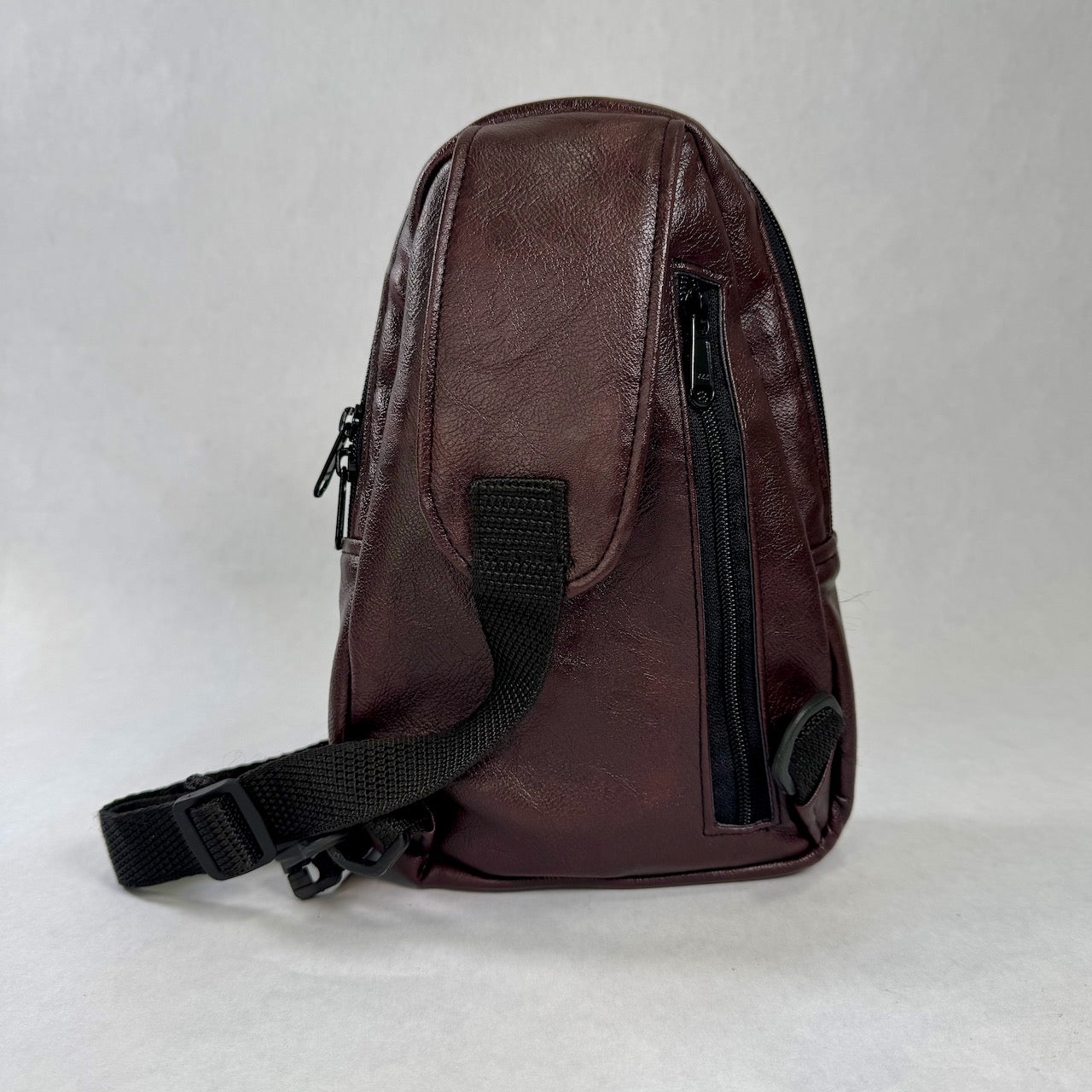 Vegan Leather Buru Sling Bag - Purple