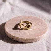 Brass Infinite Loop Ring | Saya Ecodunia