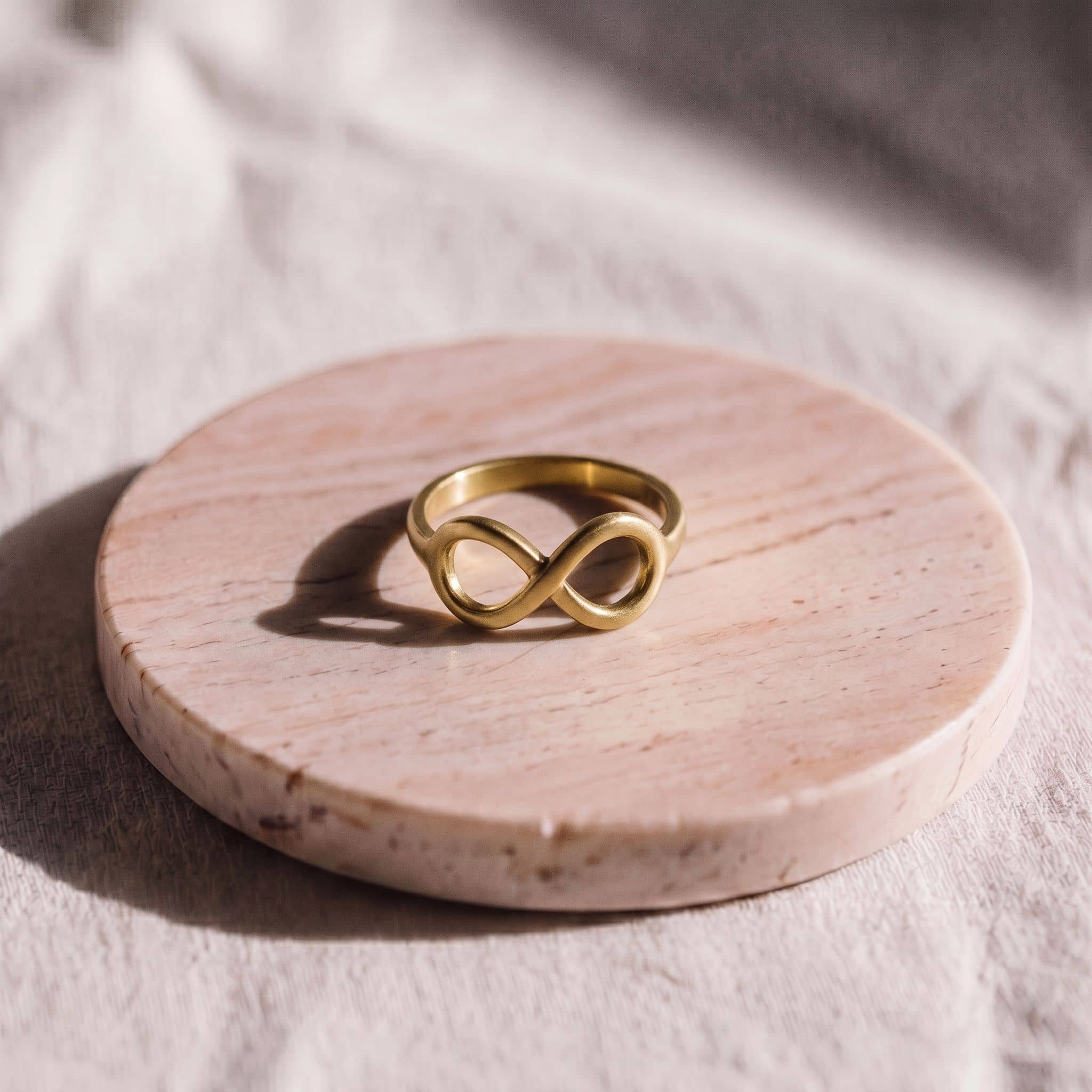 Brass Infinite Loop Ring | Saya Ecodunia