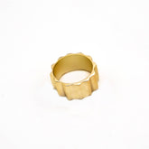 Scalloped Sun Ray Band Ring | Issa Ecodunia