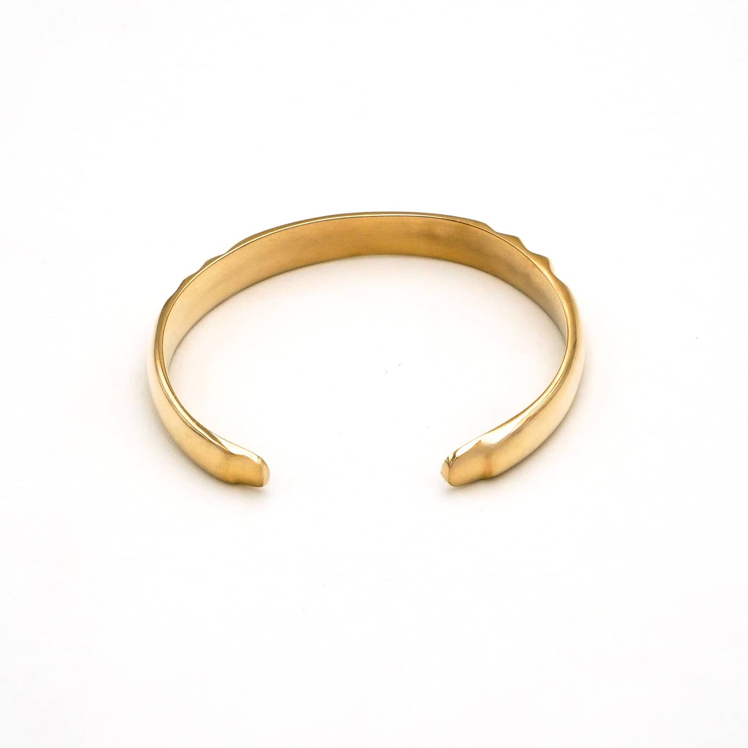 Adjustable Ace Cuff Bracelet in Brass - Imara