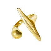 Blade and Ball Open Brass Ring | Jabari Ecodunia