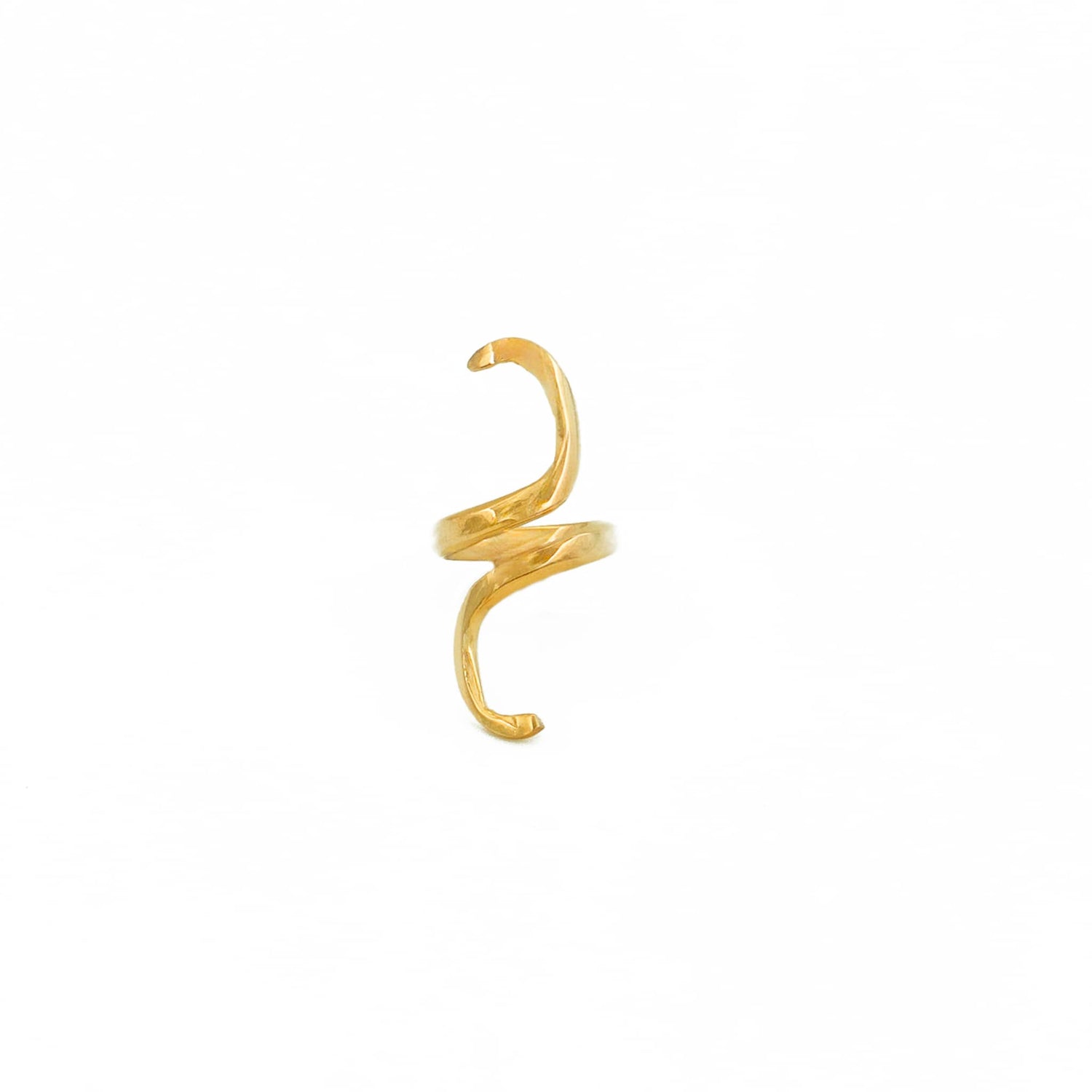 Jina Coiled Wrap Ring with a Twist