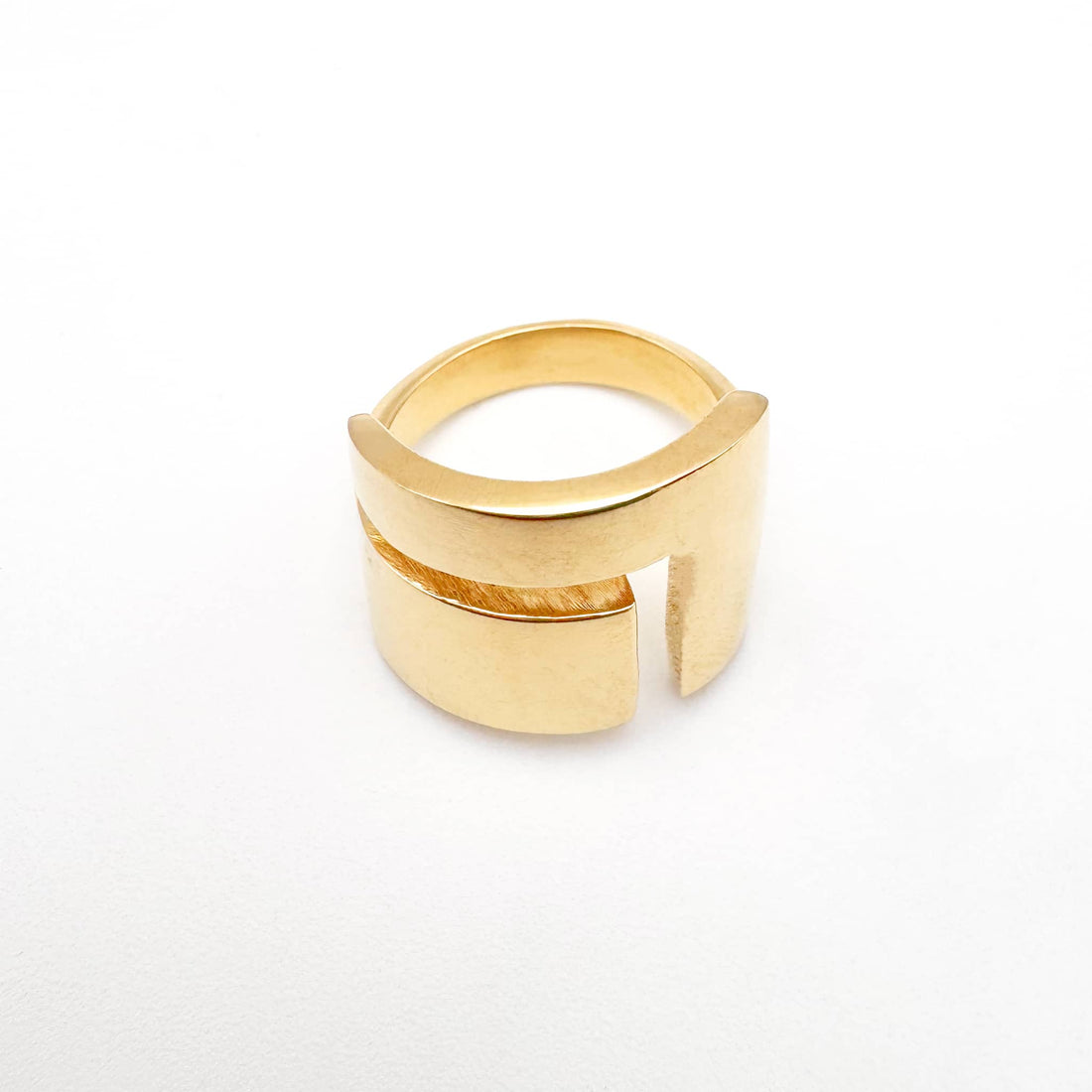 Jinja Adjustable Brass Ring