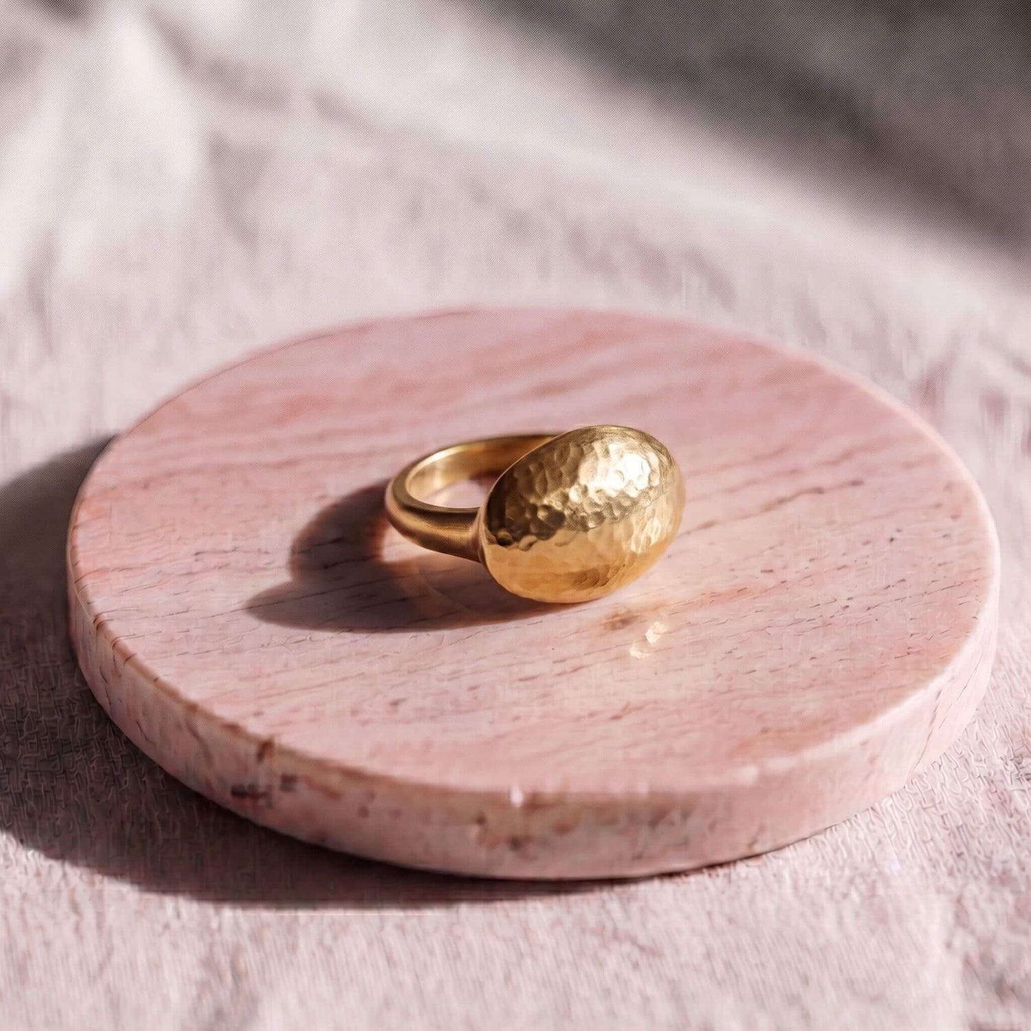 Hammered Dome Ring | Juba Ecodunia