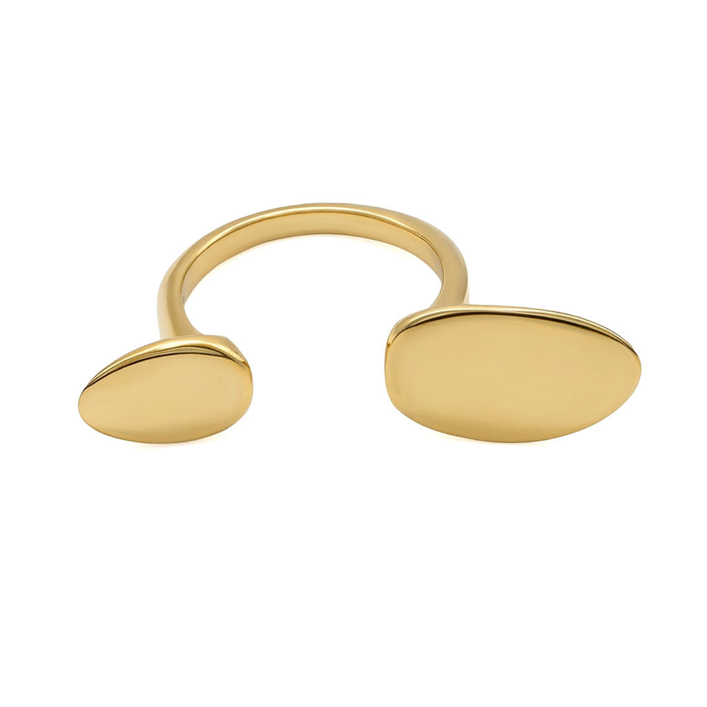 Double Oval Open Ring | Juja - EcoDunia
