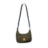 Jungle Green Canvas Shoulder Crescent Bag