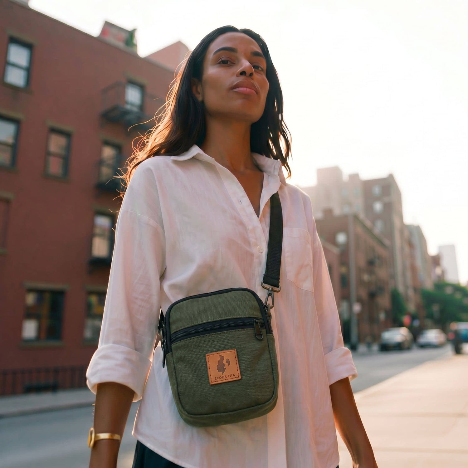 Rozi Canvas Crossbody Bag 1L | Mini Shoulder Bag 