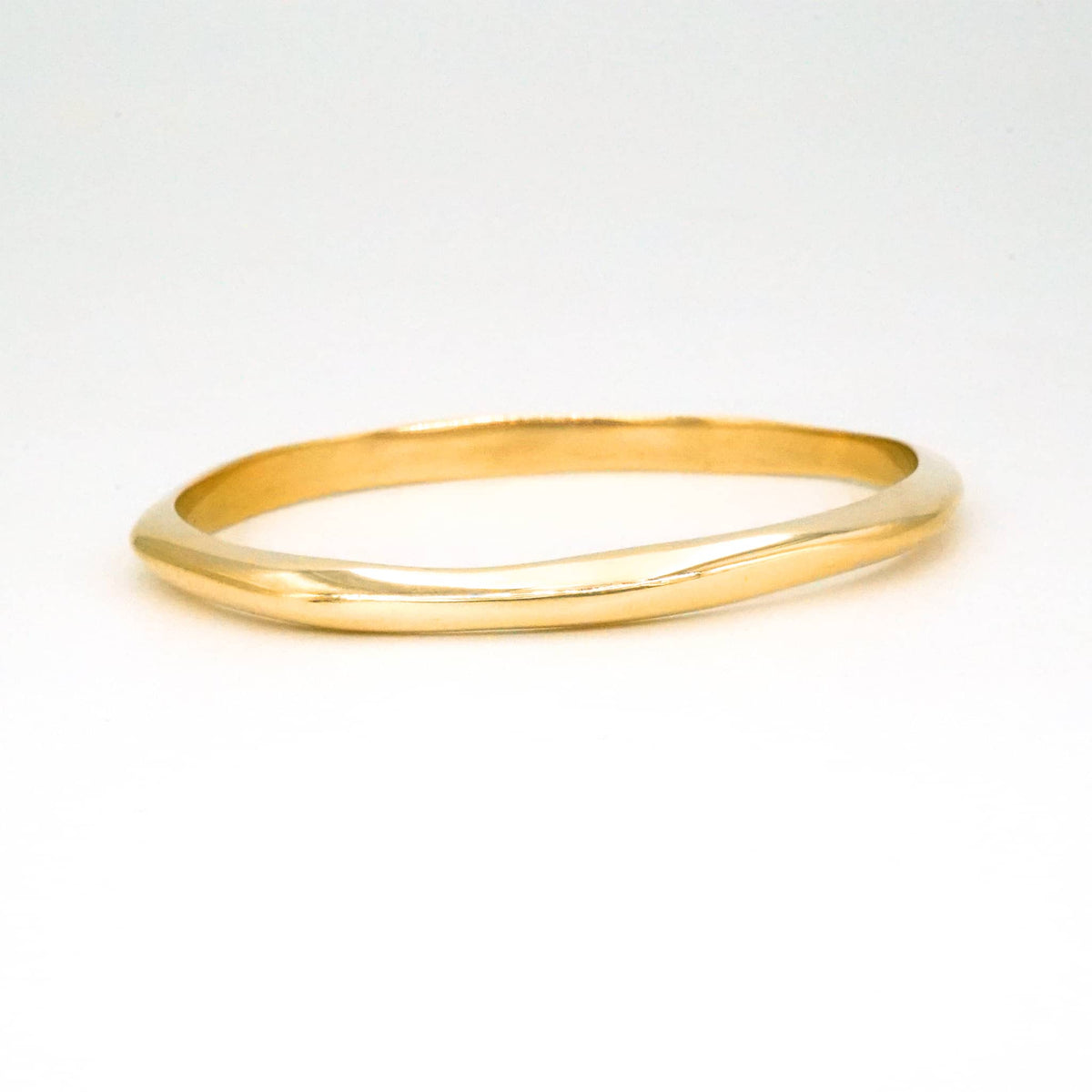 Irregular Wave Brass Bangle | Kente