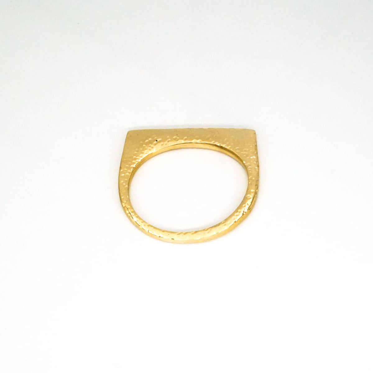 Hammered Square Bangle Bracelet