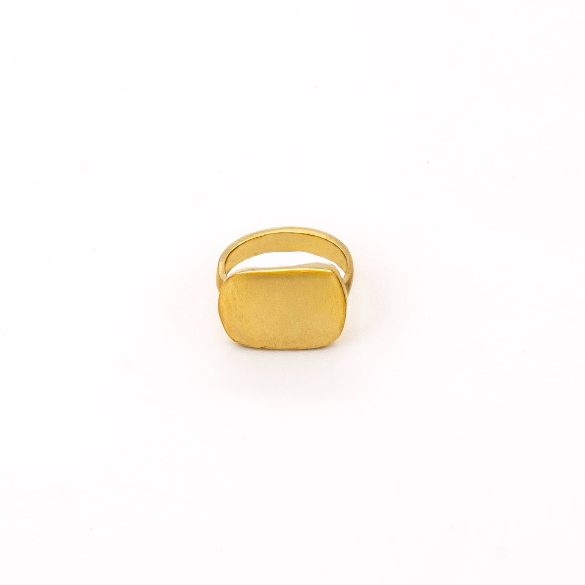 Kio Brass Signet Ring for Women