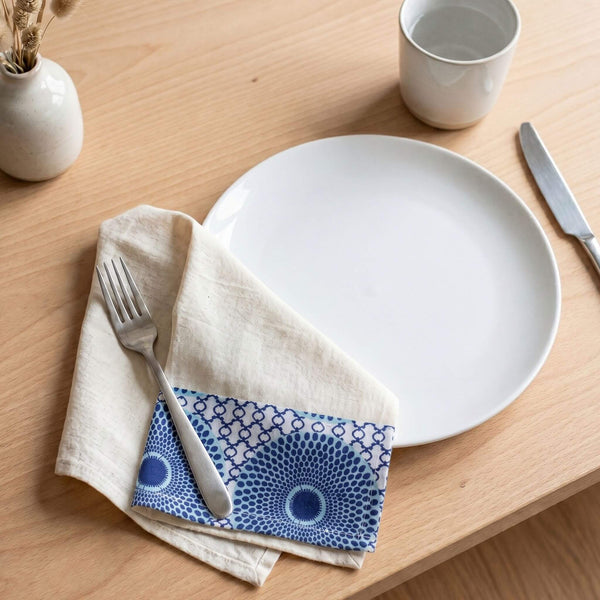 Kitenge Cotton Cloth Napkins - African Print Table Napkin - Ecodunia