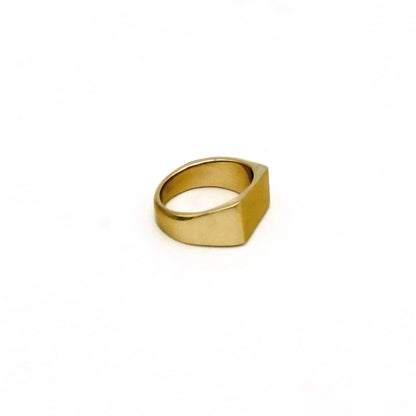 Kito Signet Ring Brass