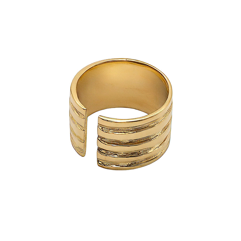 Adjustable Layered Cuff Ring | Kumi - EcoDunia