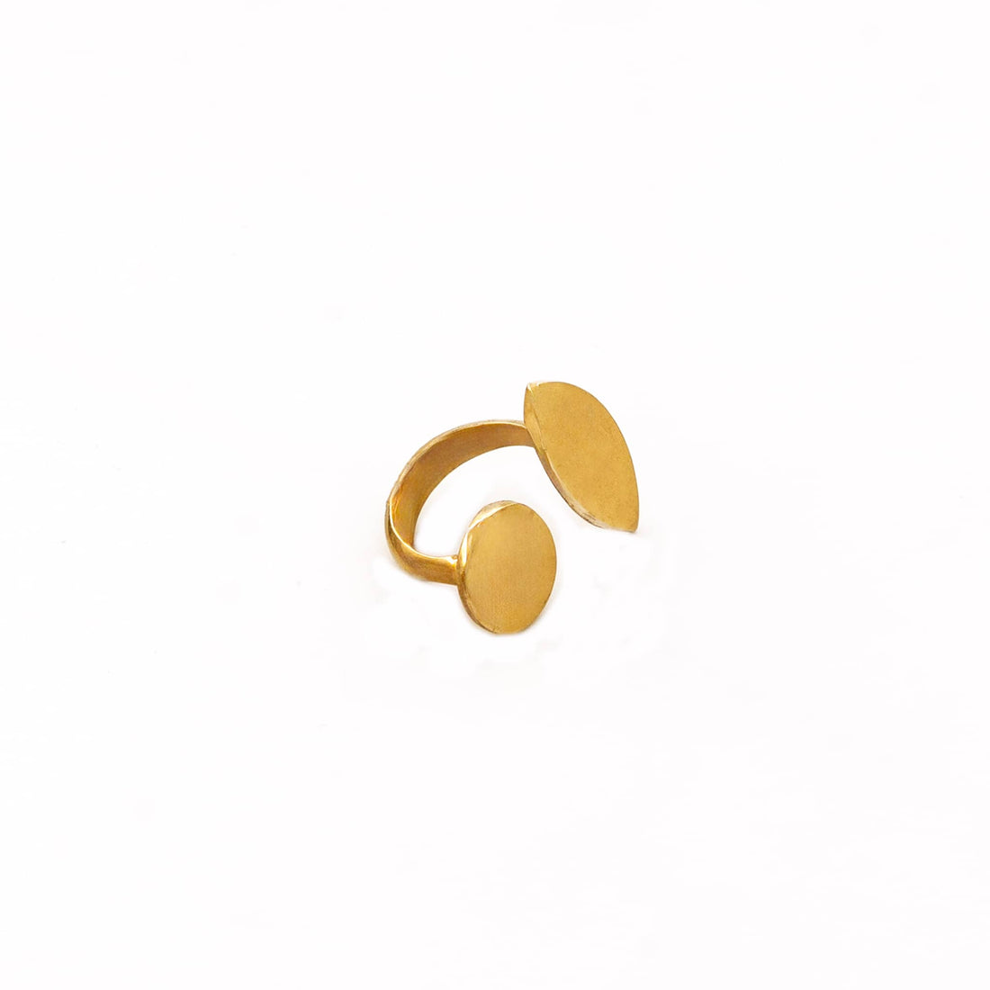 Kwetu Adjustable Brass Ring