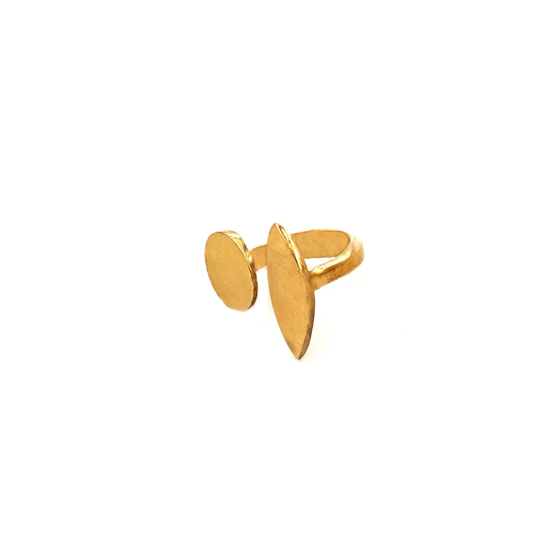 Kwetu Adjustable Brass Ring