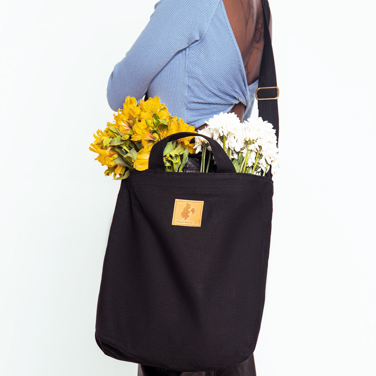 Canvas Carry-All Crossbody Bag for Men &amp; Women | Amani 