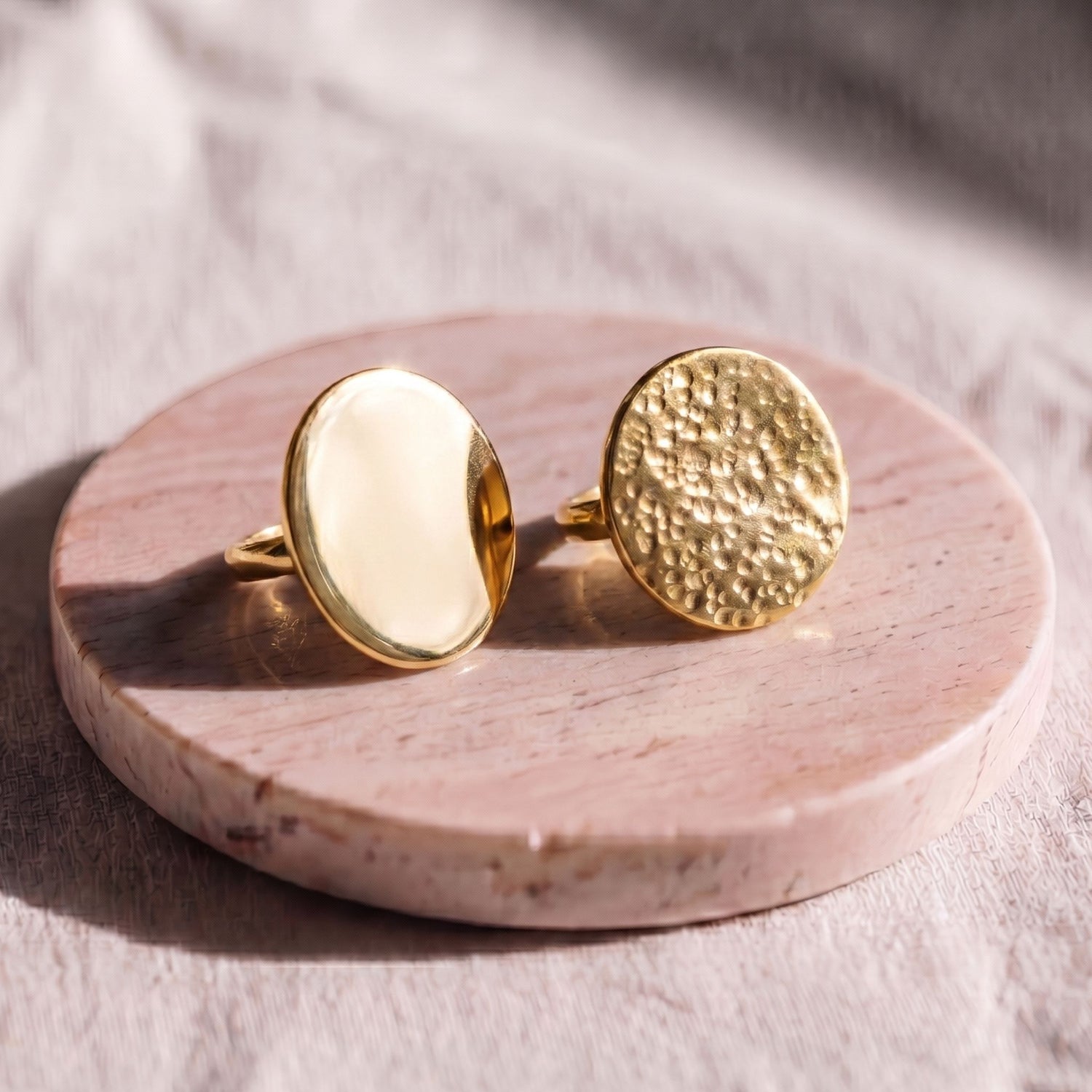 Large Disc Statement Ring | Mwanzo Ecodunia
