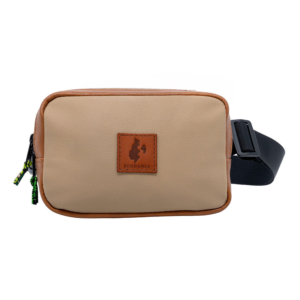 Vegan Leather Crossbody Belt Bag EcoDunia 