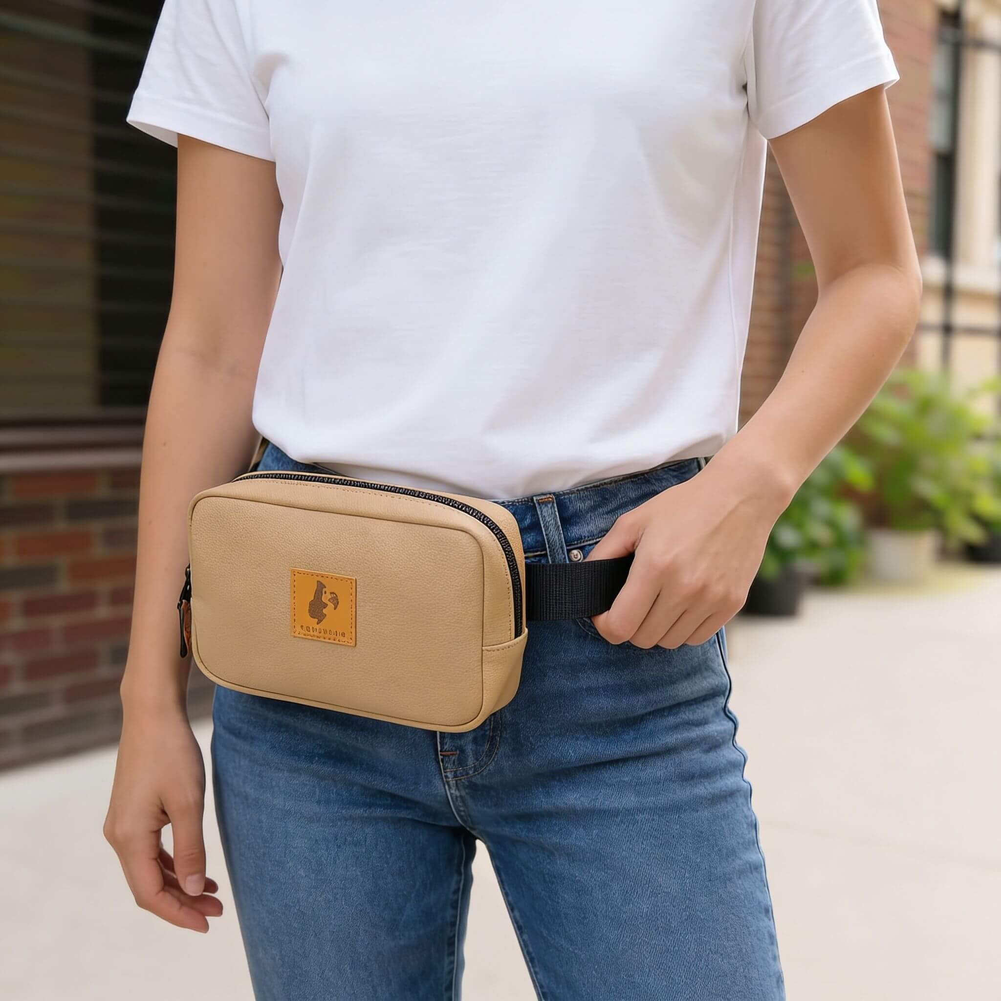 Vegan Leather Crossbody Belt Bag Ecodunia 