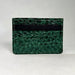 Fish Leather Card Holder - Green