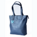 Tsavo with Zipper - Everyday Leather Tote - Navy Blue