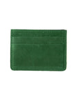 Leather Card Holder - Green