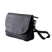 Lamu Cross Body Bag - Black Pull Up Leather