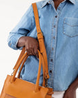 Nakuru Leather  Bag- Tan leather