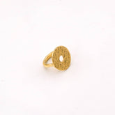 Macho Brass Cocktail Ring for Women